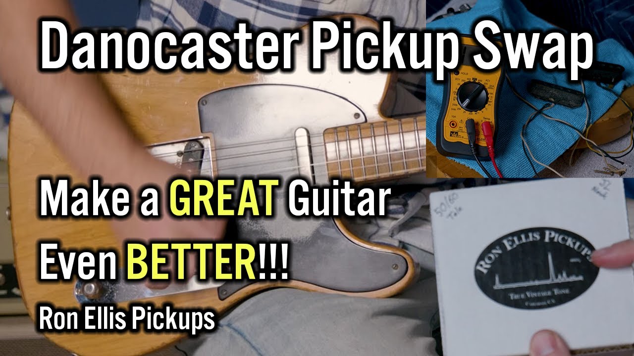 Amazing Telecaster Transformation! - Pickup Swap in a DanoCaster - Ron Ellis Pickups