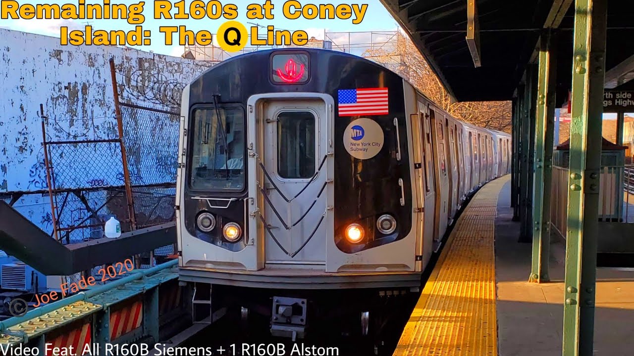 MTA New York City Subway: Remaining R160s at Coney Island Yard: The Q Line