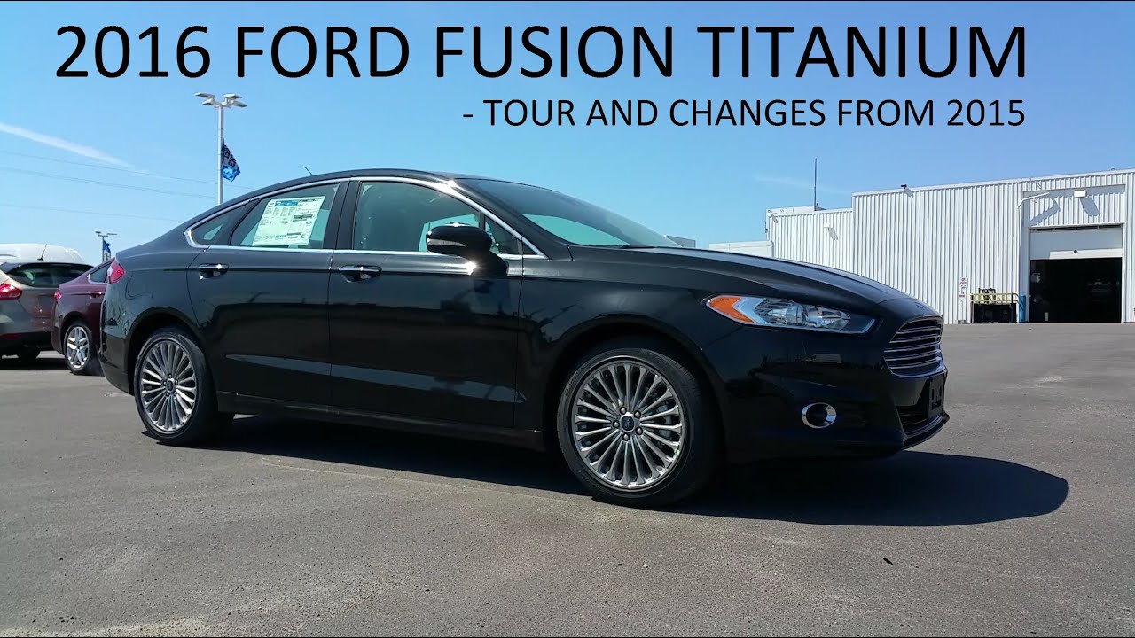 2016 Ford Fusion Titanium - Tour and Changes from 2015