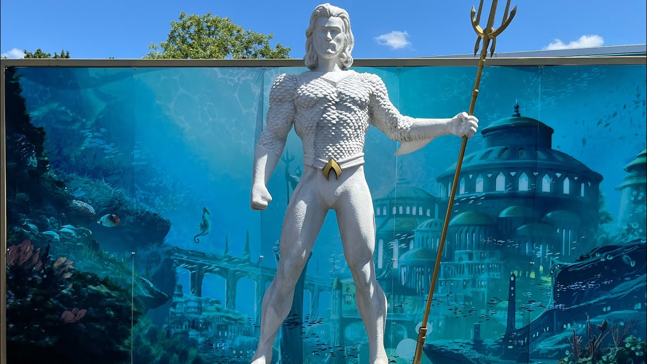 Aquaman Power Wave 4K  Back Row POV Six Flags Over Texas
