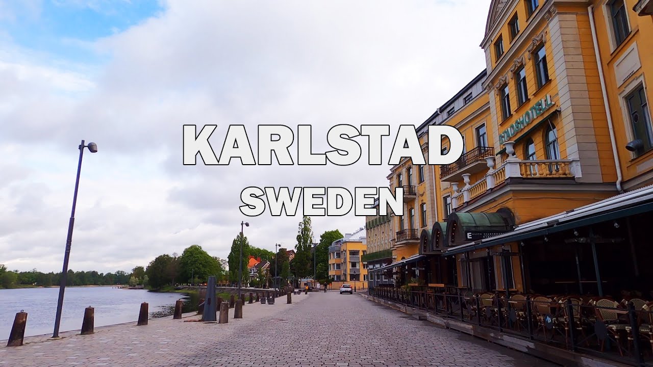 Karlstad, Sweden - Driving Tour 4K