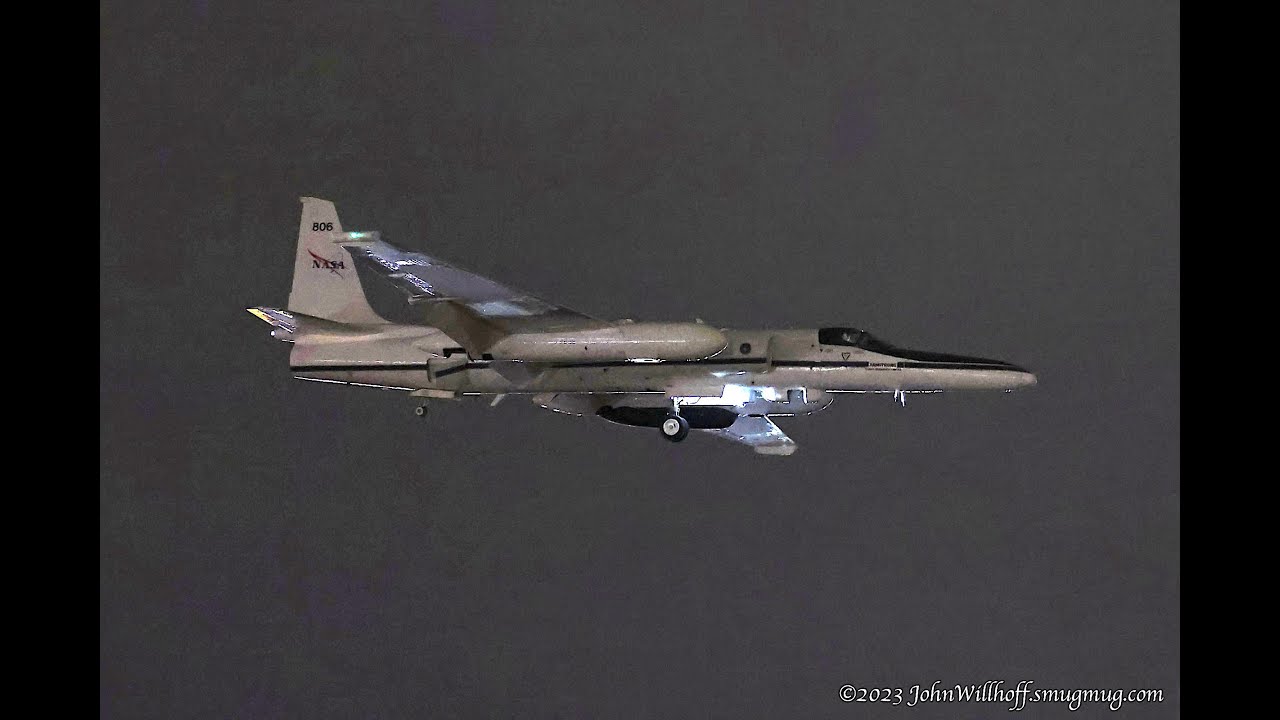 NASA ER-2 Night Take Off From Dobbins Air Reserve Base