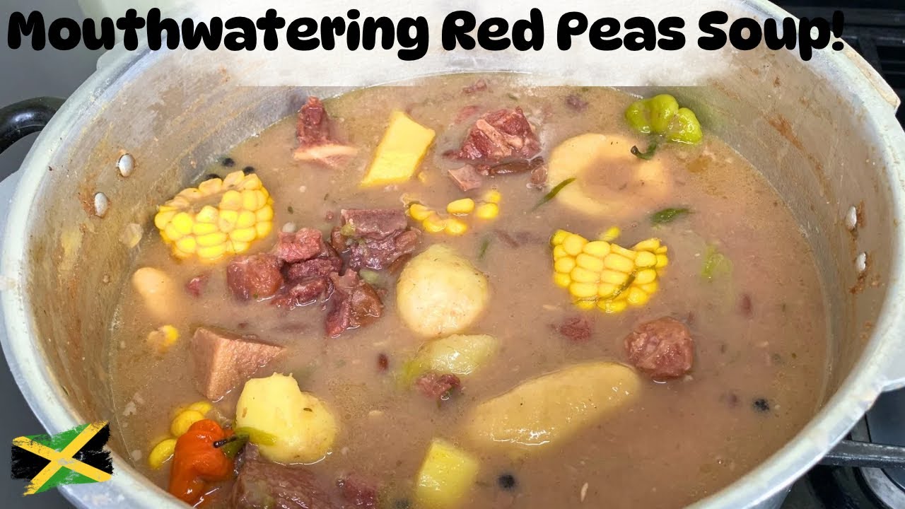 How To Make Mouthwatering Full Of Flavor Red Peas Soup |  (Jamaican Style) | Val’s Kitchen 