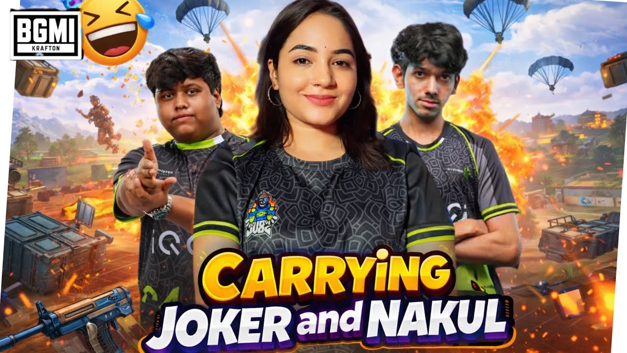 Playing With S8UL Nakul & Joker Was a DREAM Come True 😭🔥   @JokerOP @NakuL #s8ul #bgmi