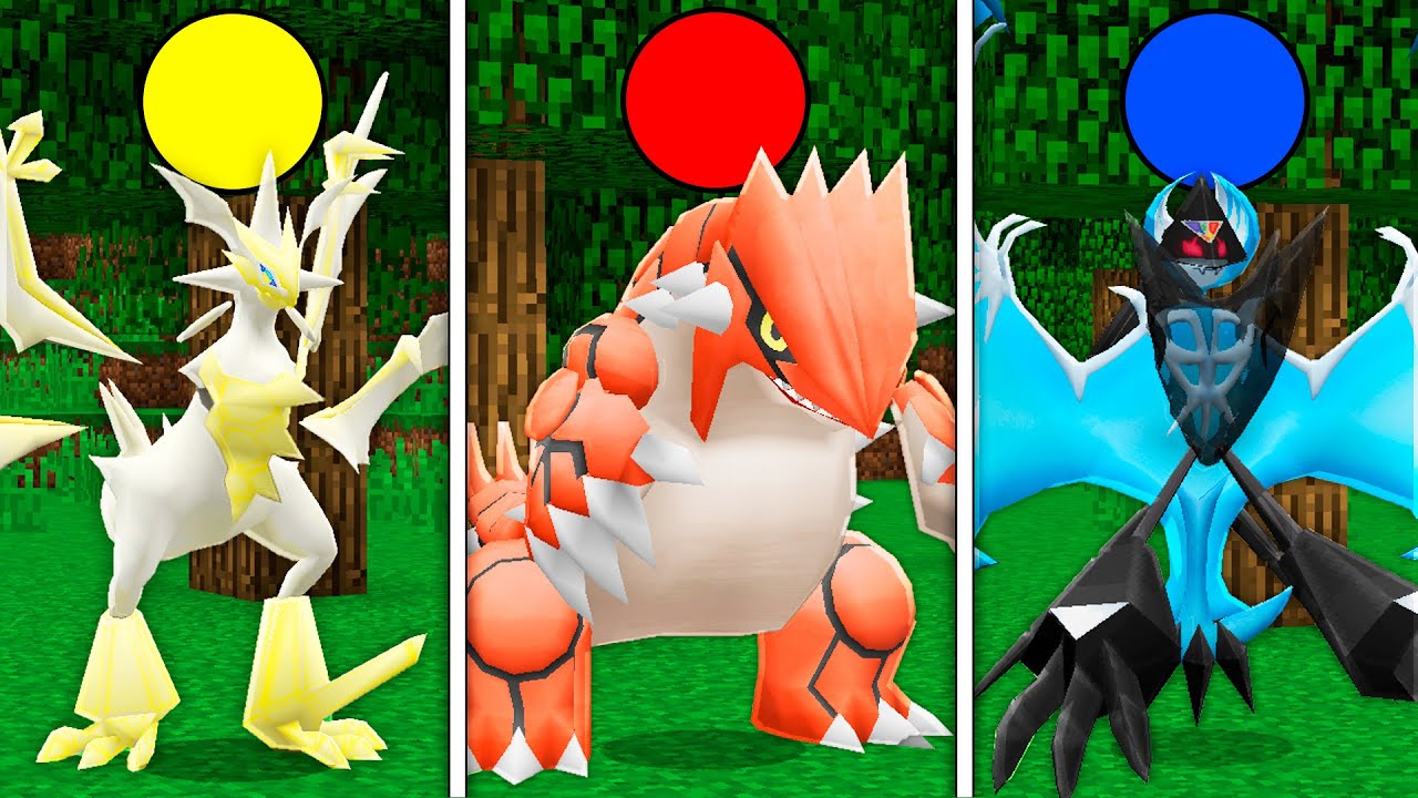 Escolha Seu Pokémon Pela Cor no Minecraft Pixelmon