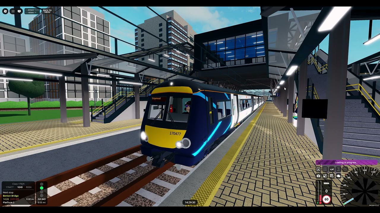Roblox SCR v2.3.2 R004 St. Helens Bridge➡️Edgemead (Class 170/4)