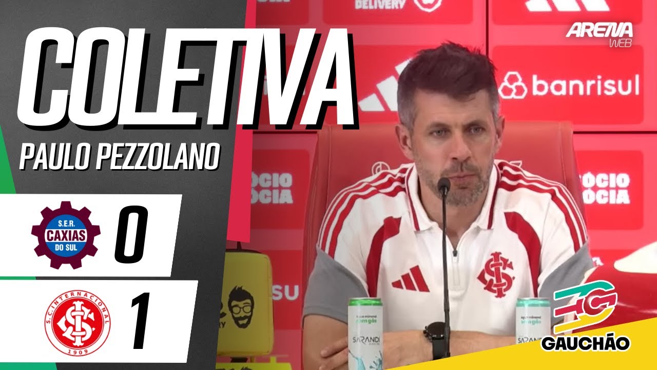 COLETIVA PAULO PEZZOLANO | AO VIVO | Caxias x Internacional - Gaúchão 2026