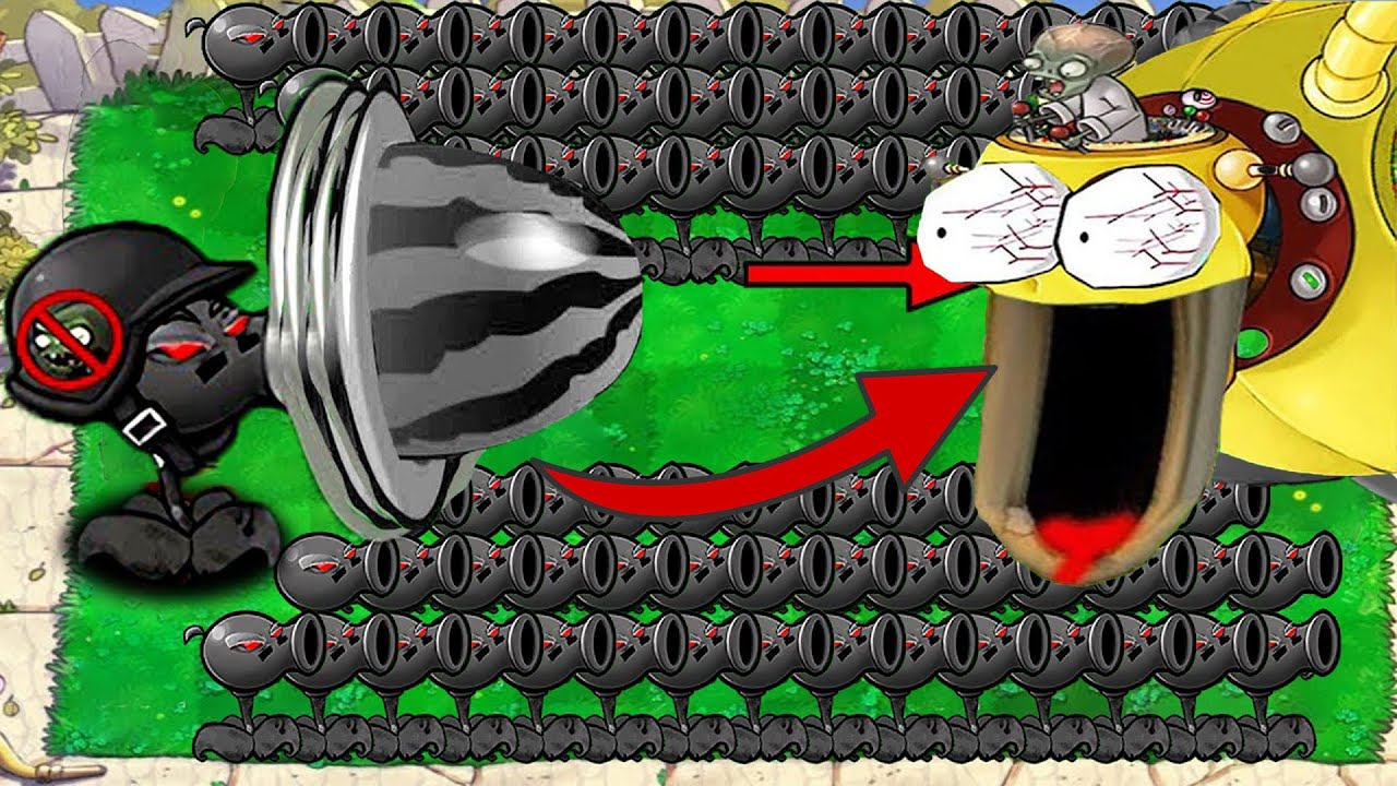 1 Doom Gatling Melon vs 999 Doom Peashooter vs 1 Dr.Zomboss Giga - Plants vs Zombies Hack