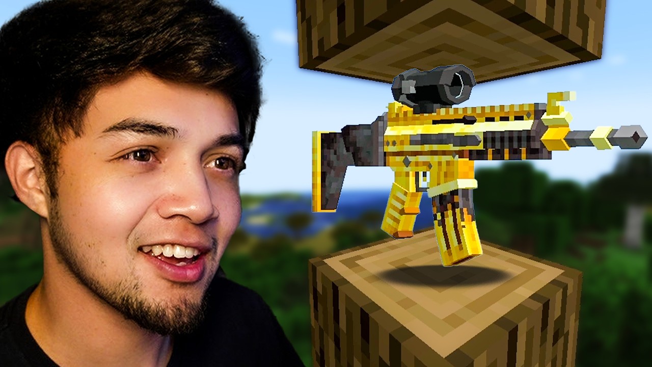 Minecraft, но я добавил оружие.
