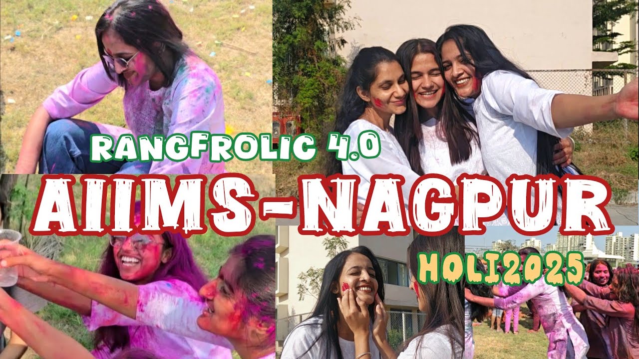 ✨️One last Holi in College✨️ | AIIMS-NAGPUR |  #holi2025 #aiims #colllegelife #holi #aiimsnagpur