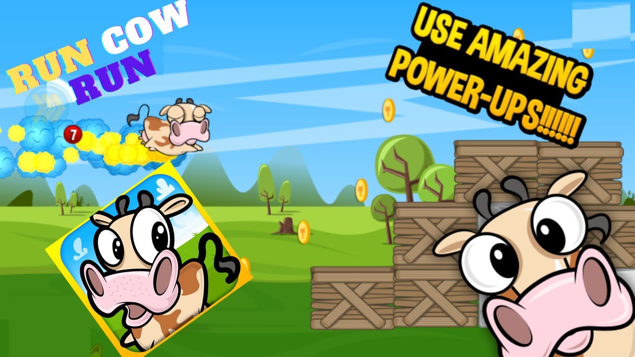 Run Cow Run | Score 9147 | Distance 1601 | Coins 396 | Animals Saved 43 | Bonus 7546 | RG Gaming