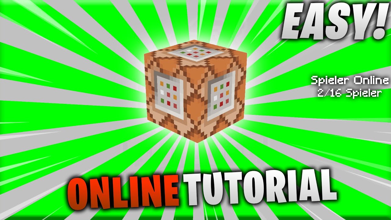 Spieler Online Anzeige Command Block Befehle Tutorial / PS4 / MCPE / Bedrock / Xbox / Switch