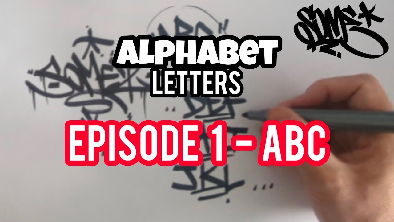 БУКВЫ АЛФАВИТА - Эпизод 1 - ABC #граффити #надпись #стильрукописи