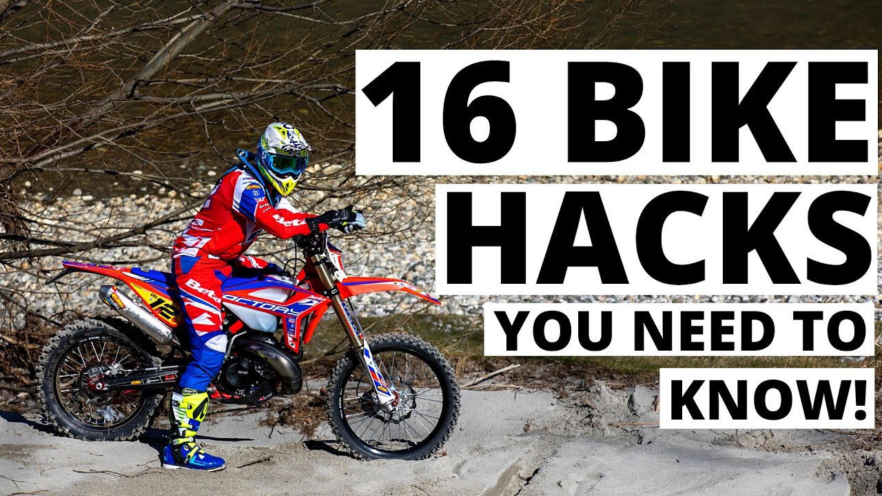 16 BIKE HACKS YOU NEED TO KNOW!! 🤯