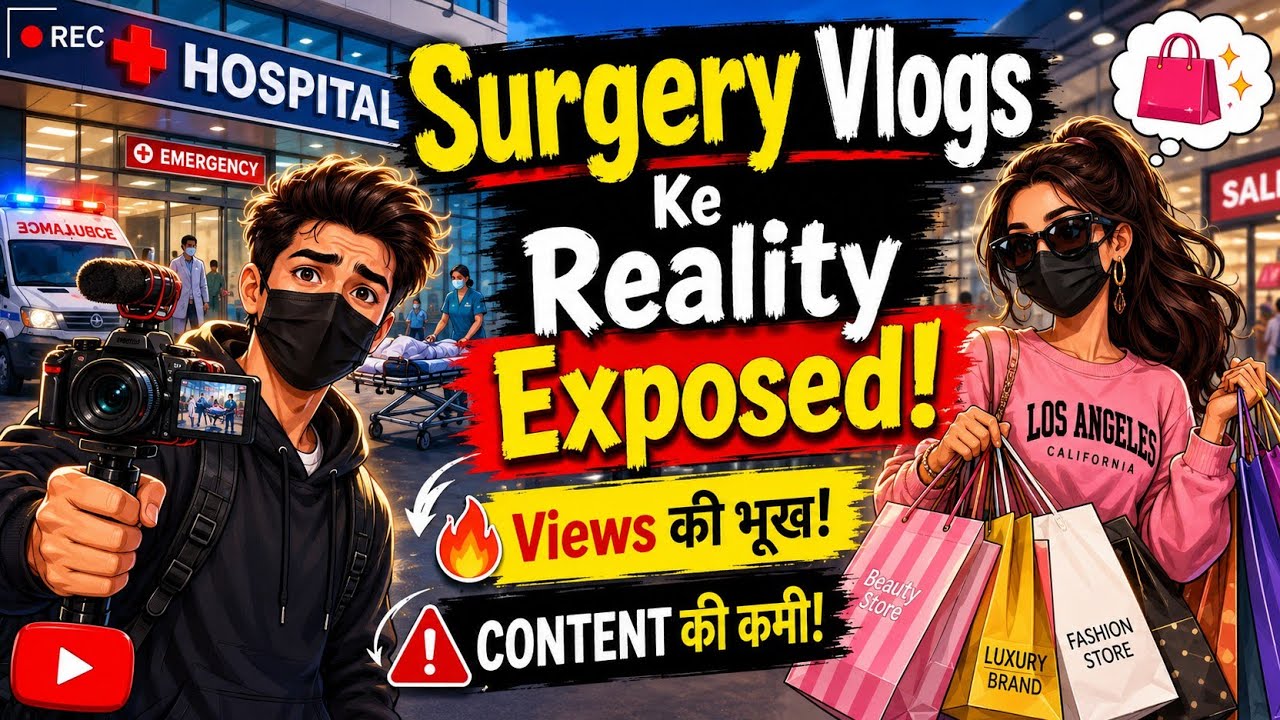 Surgery Vlogs Ke Reality Exposed! 🤬Views Ki Bhookh Ya Content Ke Kami! @souravjvlogs | D Art Mirror