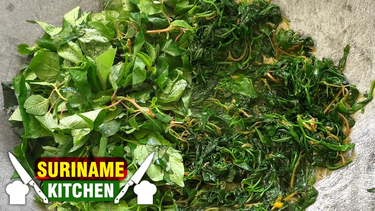 Bladgroenten Makoja Ke Bhaadjie Uit Suriname | Surinamese vegetable Curry | Suriname Kitchen
