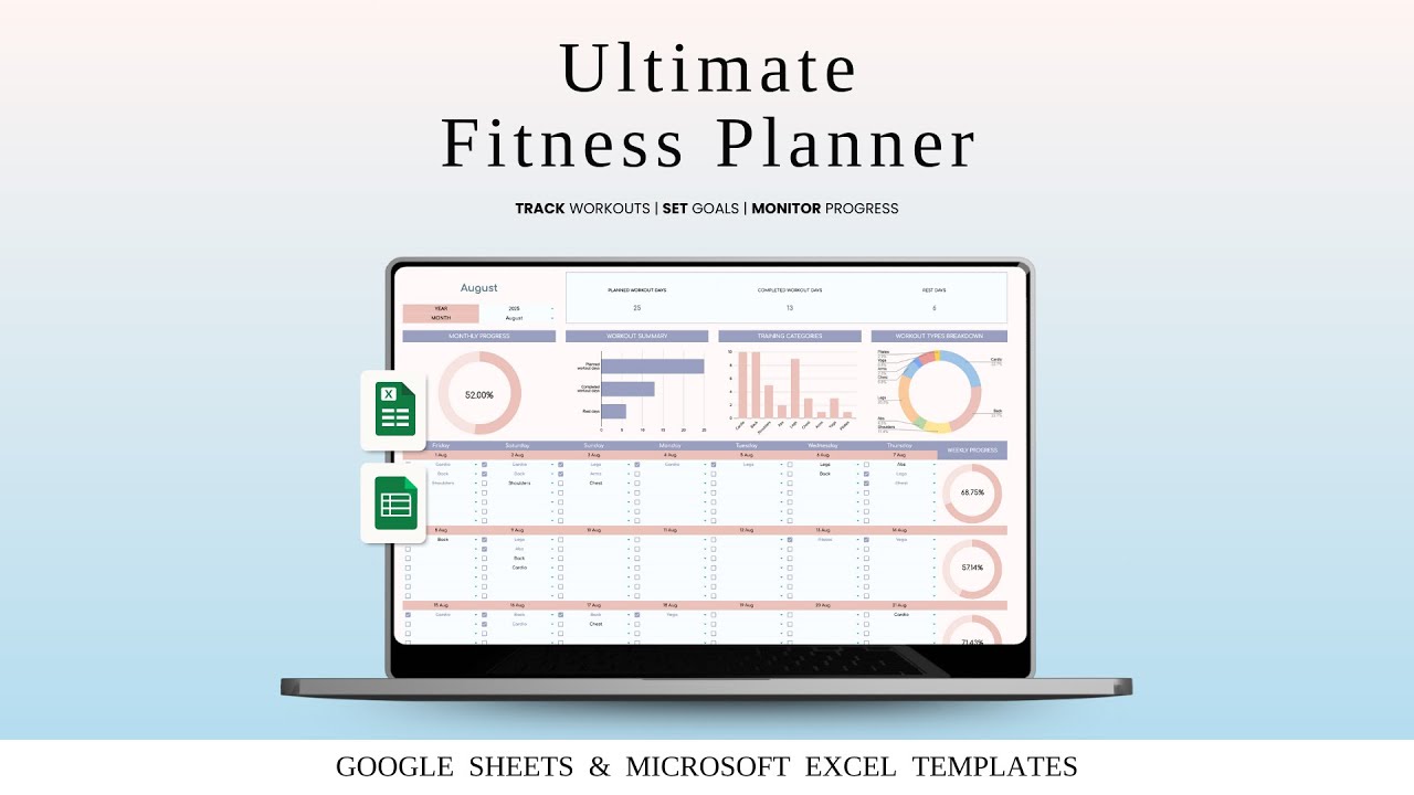 Set Up Your Fitness Planner in 10 Minutes