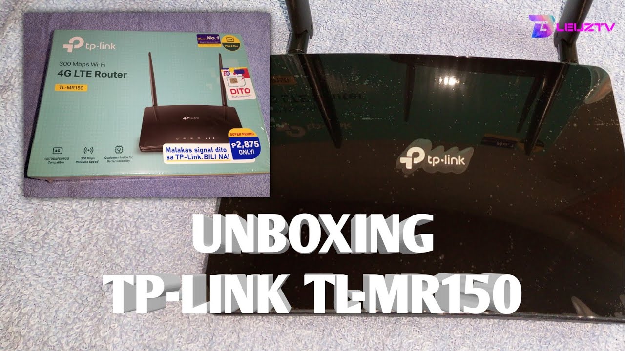 UNBOXING TP-LINK TL-MR150 AND TESTING SPEED | BLEUZ TV