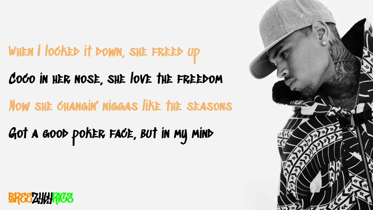 Chris Brown - Freed Up [LYRIC VIDEO]
