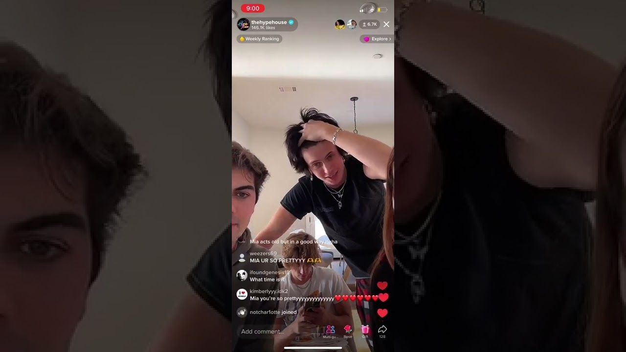 Hype house livestream (9/18/22)