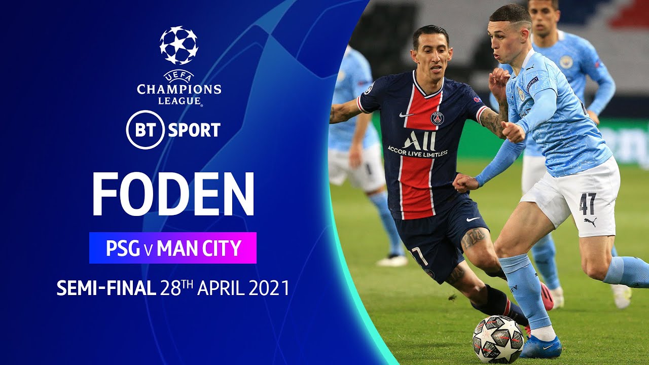 Phil Foden Match Highlights vs PSG | All-Action Performance From Wonderkid On Biggest Stage