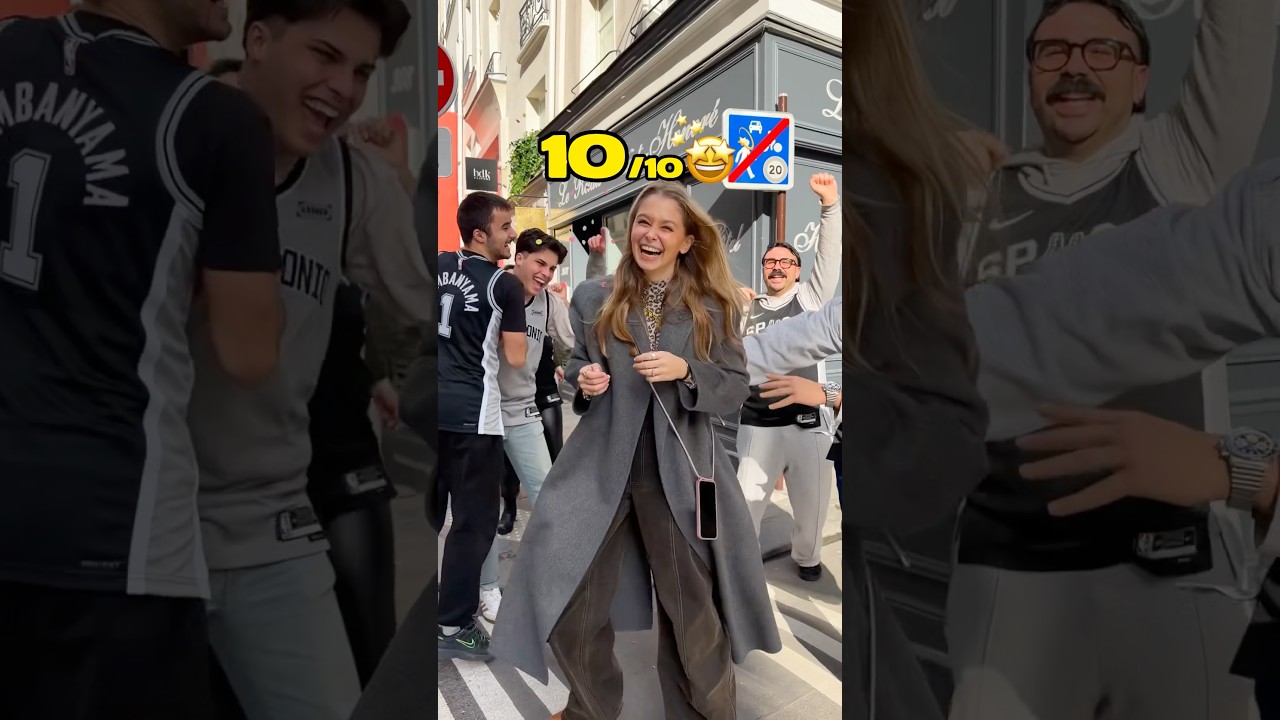 Rating Strangers at basketball Cutest Reaction of 2026 ☺️🏀
