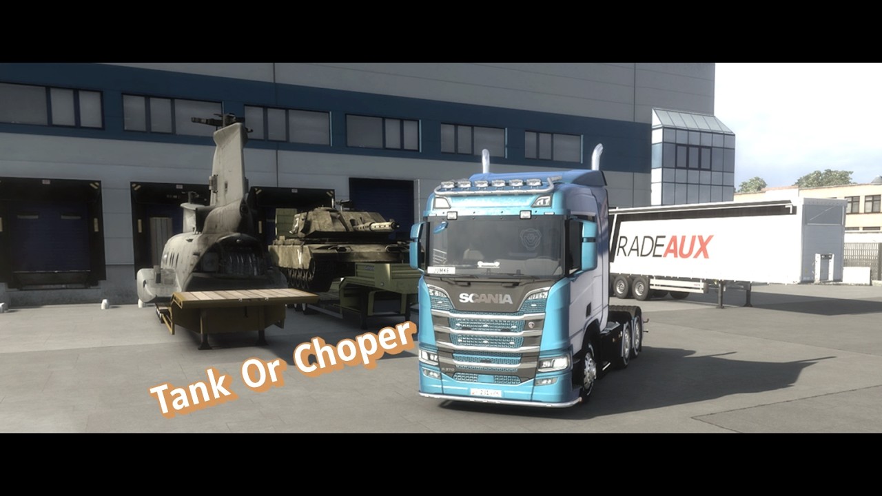 Realistic Graphic & Slow Driving / Military Tank Trailer  🚛🚛