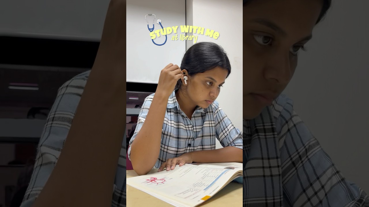 Study With Me📚 Post college Routine🫠 #aiims #medicalcollege #medico #viral #collegelife #trending