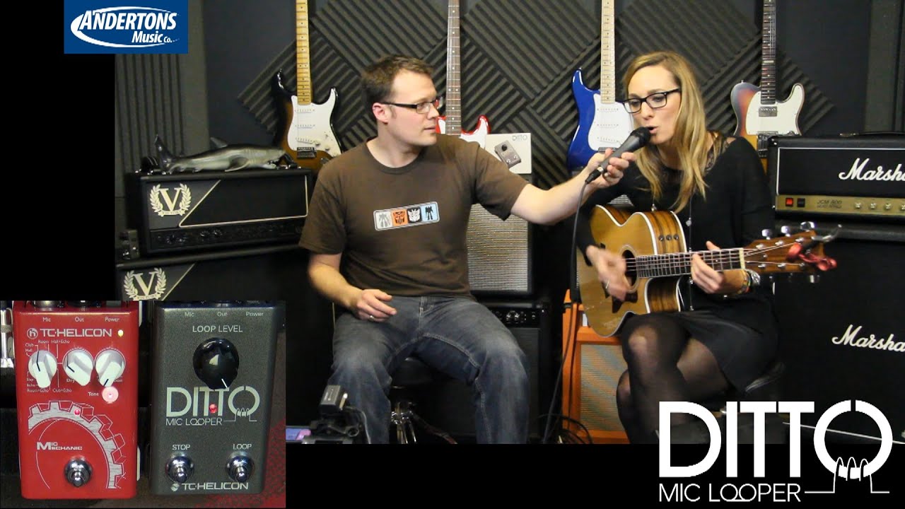 TC Helicon Ditto Mic Looper Demo!
