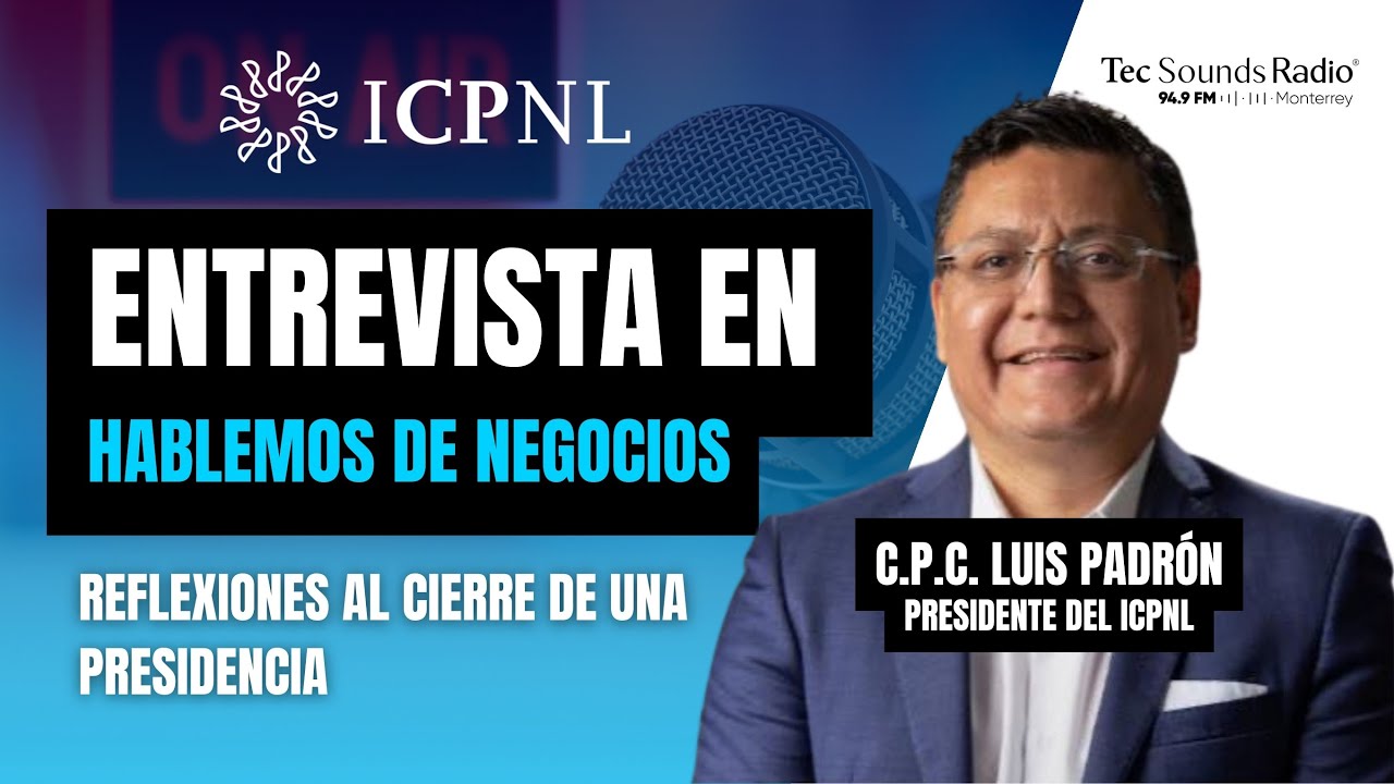 Entrevista en @tecsoundsradio94.9FM | REFLEXIONES AL CIERRE DE UNA PRESIDENCIA - CPC Luis Padrón