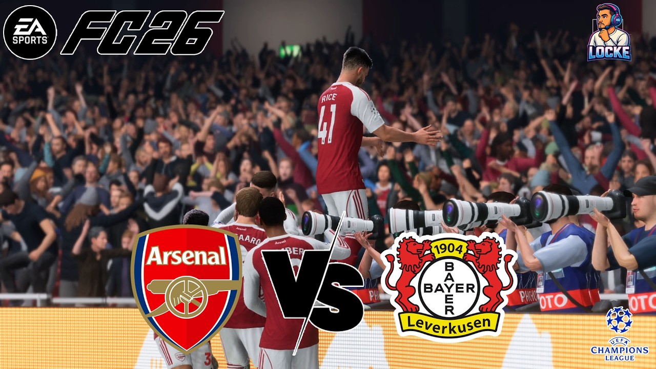 EA FC 26 | ARSENAL X BAYER LEVERKUSEN | OITAVAS DE FINAL | JOGO DE VOLTA | CHAMPIONS LEAGUE