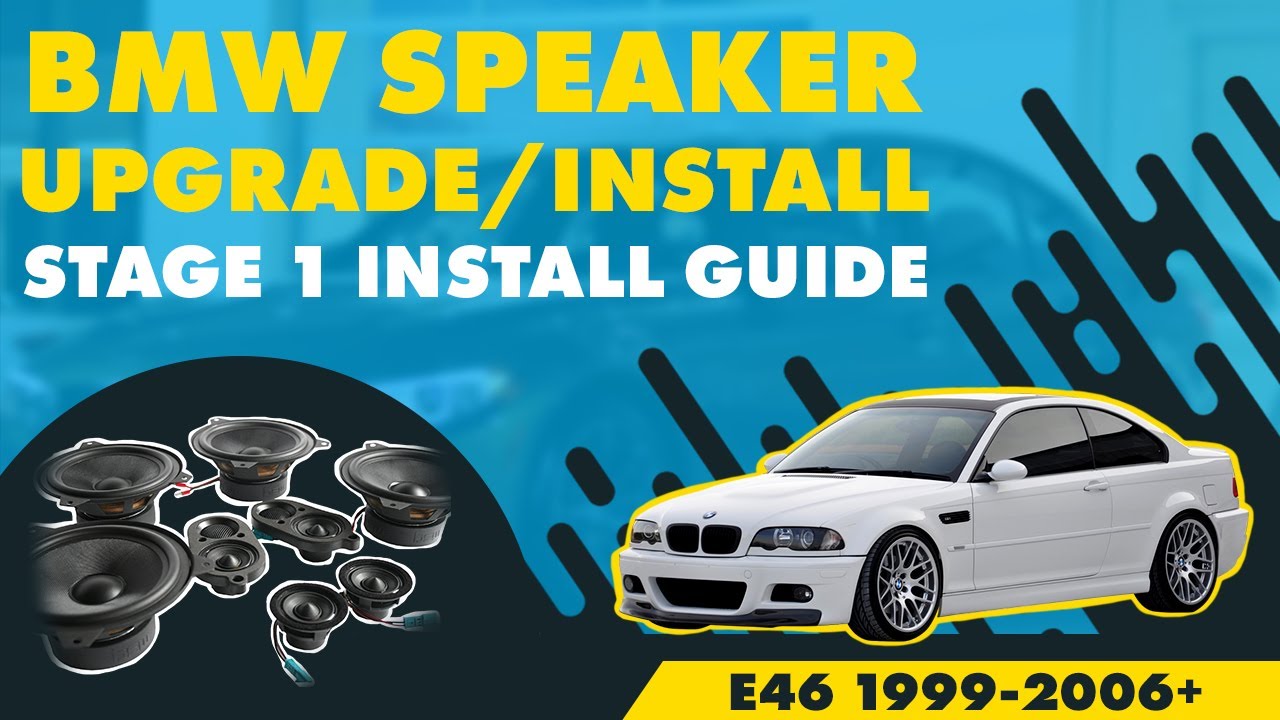 BMW Speaker Upgrade/Installation | 3 Series Coupe/Cabrio E46 1999-2006 | BAVSOUND Stage One | Part 1