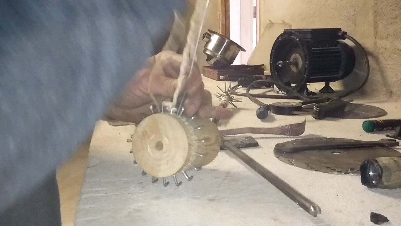 Utensilios para hacer capachos y explicación