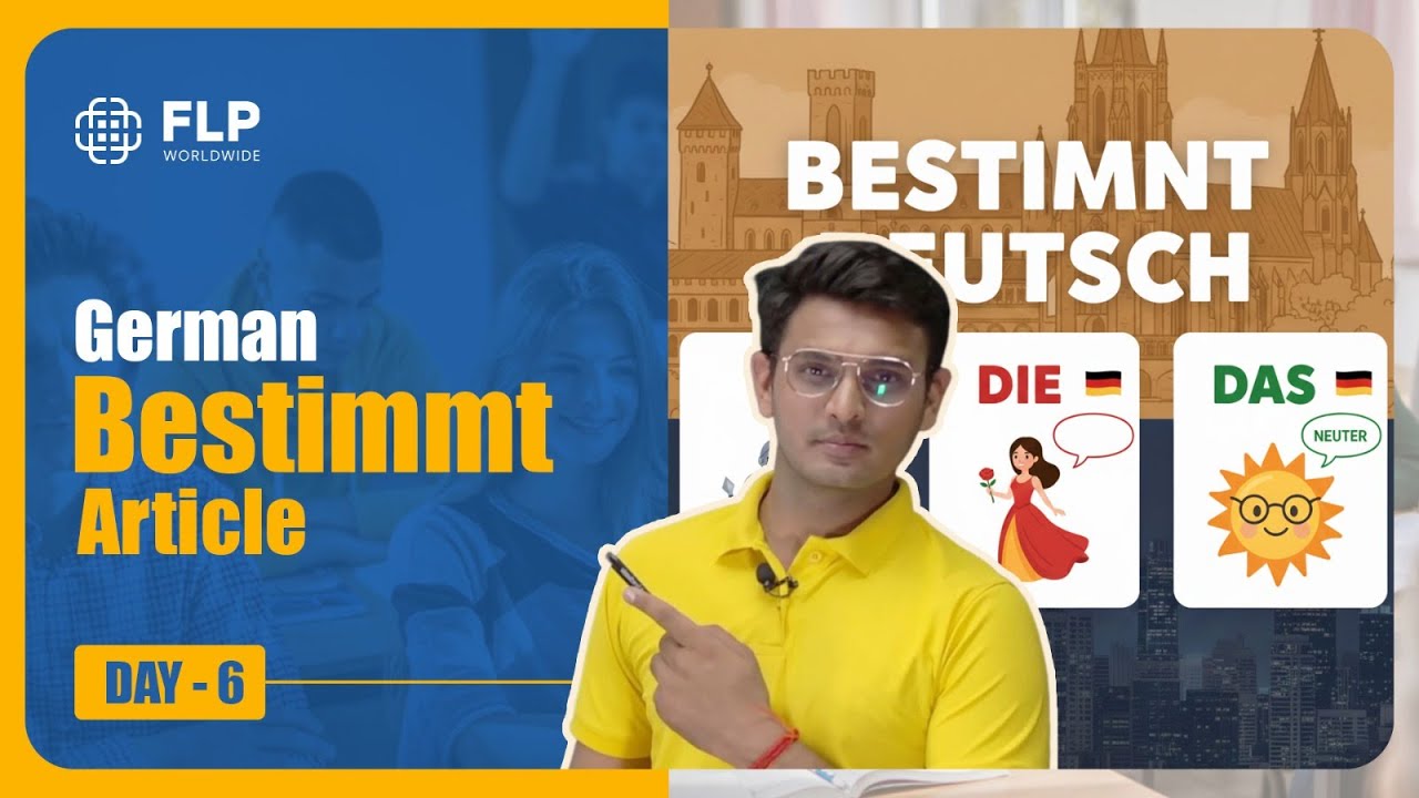 30 Days German Learning Series for Beginners (Part -6) | FLP WorldWide