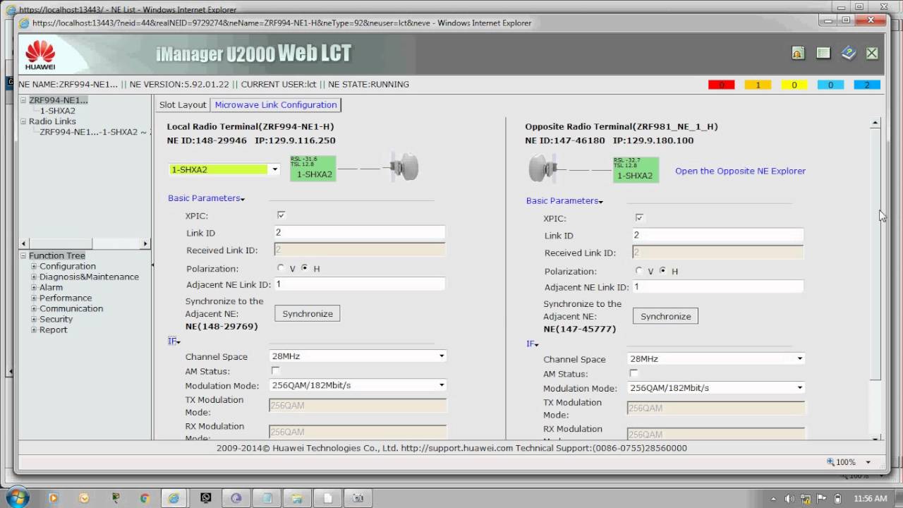 Huawei RTN310 vlan configuration