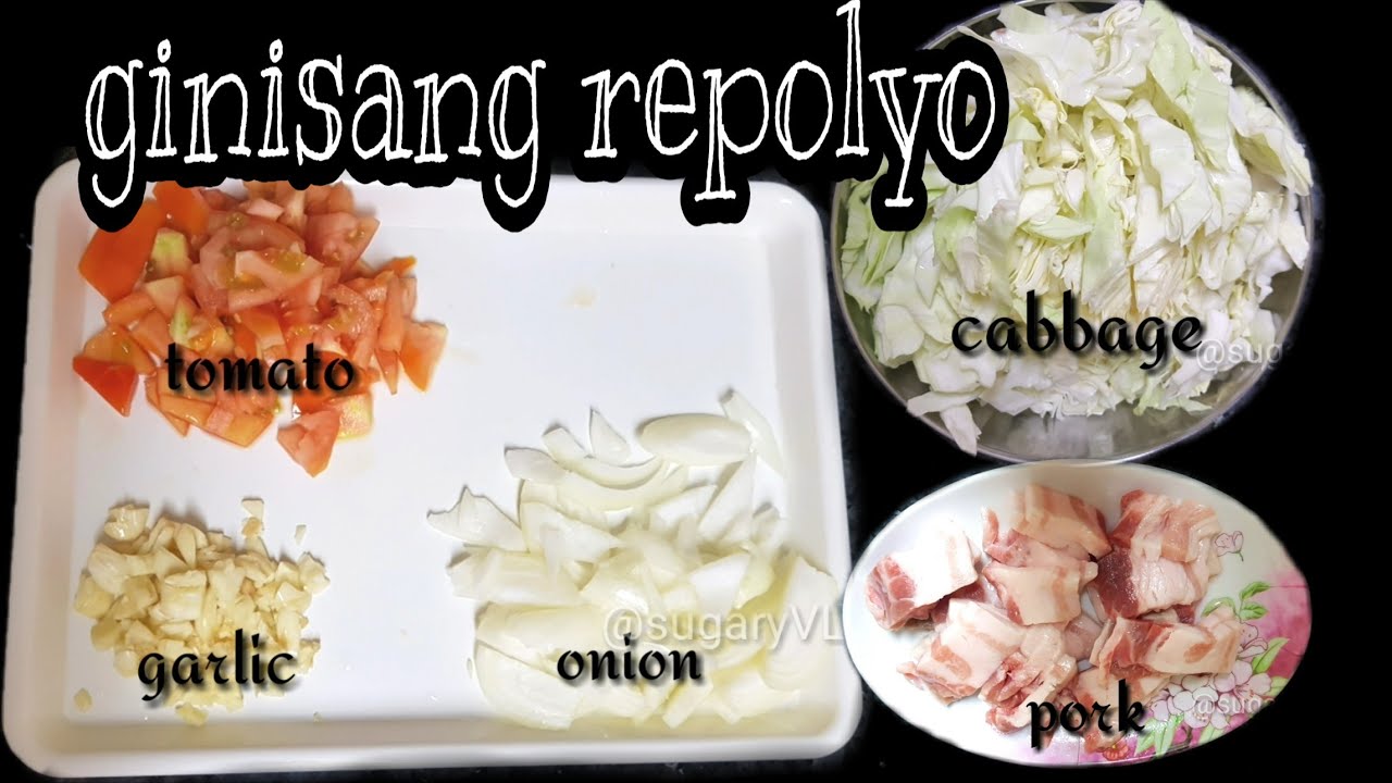 GINISANG REPOLYO WITH PORK | SAUTEED CABBAGE | QUICK AND EASY | SUGARY VLOGS | 2020
