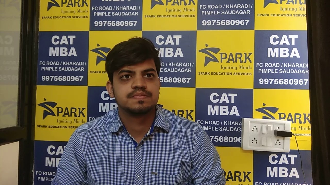 Goraksh Deshpande from SPARK (99.7 %le in CAT 2018 IIM A, B, C, L, K, I, XLRI call getter, NMAT 231)