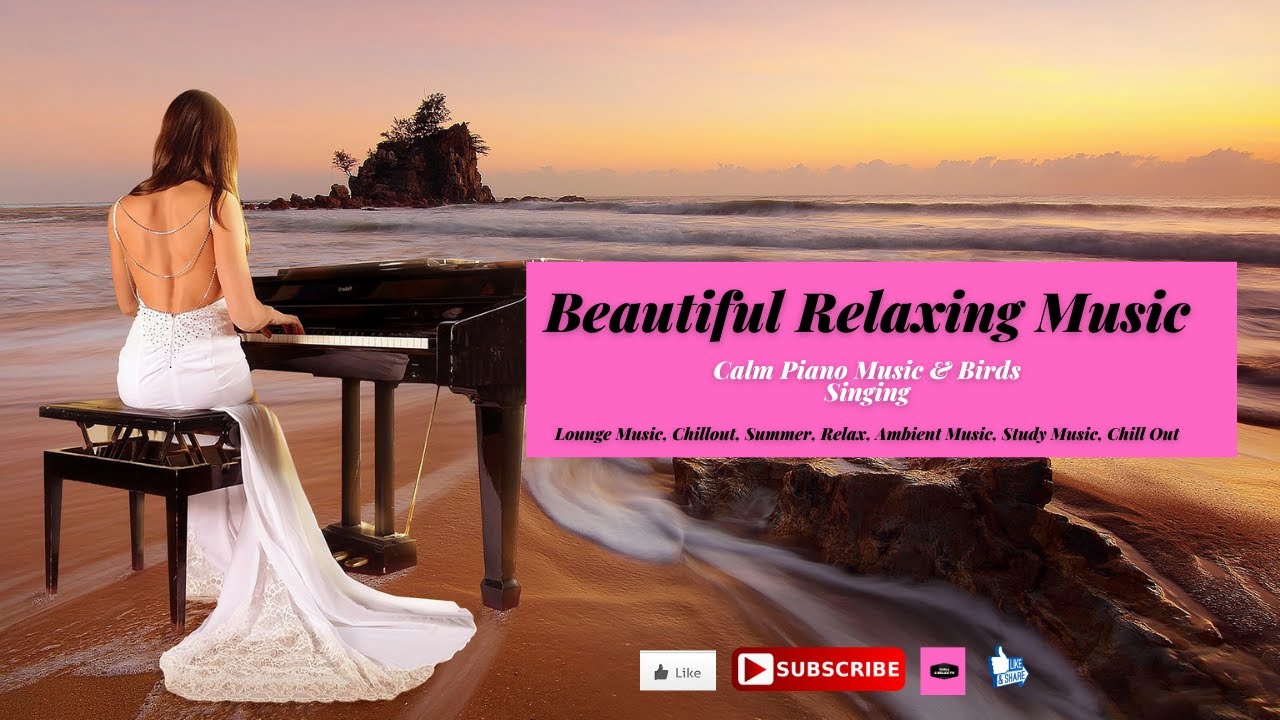 Beautiful Relaxing Music - Calm Piano Music with Birds Singing, #SleepMusic #StressReliefMusic