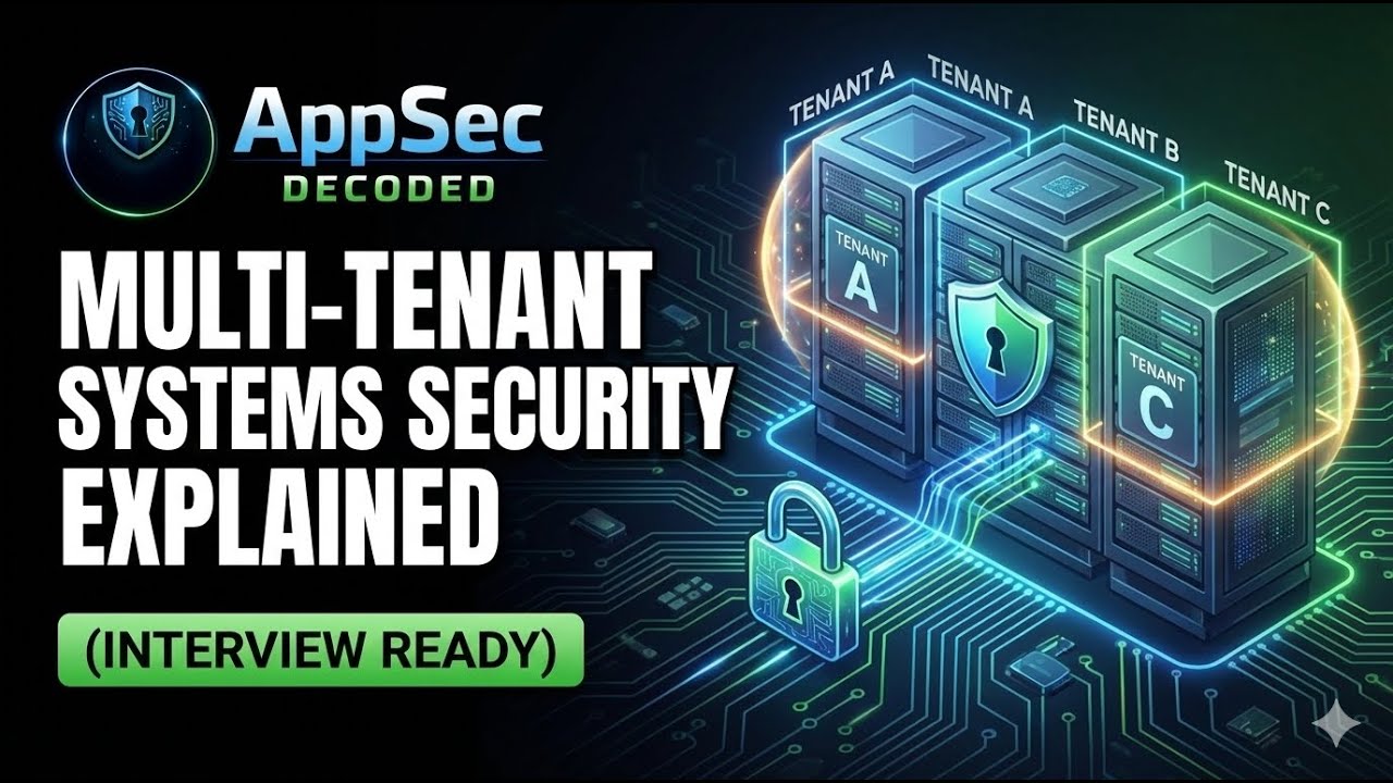 Multi-Tenant Systems Security Explained (Interview Ready)