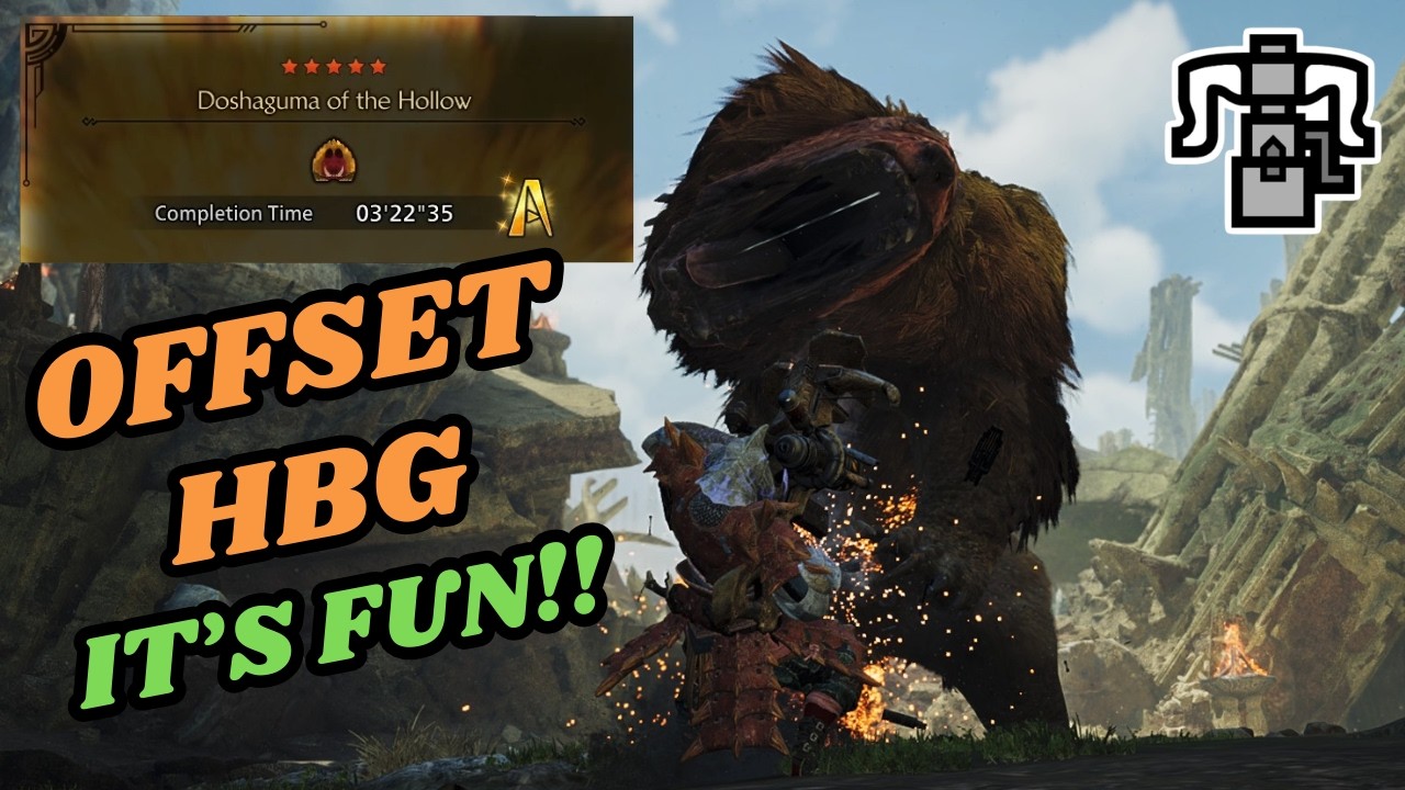 Offset HBG Is Surprisingly Fun | Doshaguma Challenge Quest | Monster Hunter Wilds