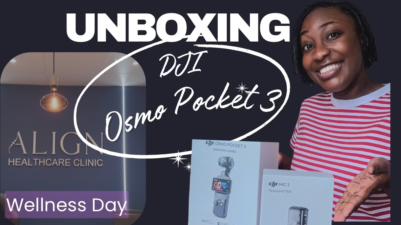 🎥 UNBOXING & FIRST TEST || DJI Osmo Pocket 3 + Wellness Day VLOG 🌿