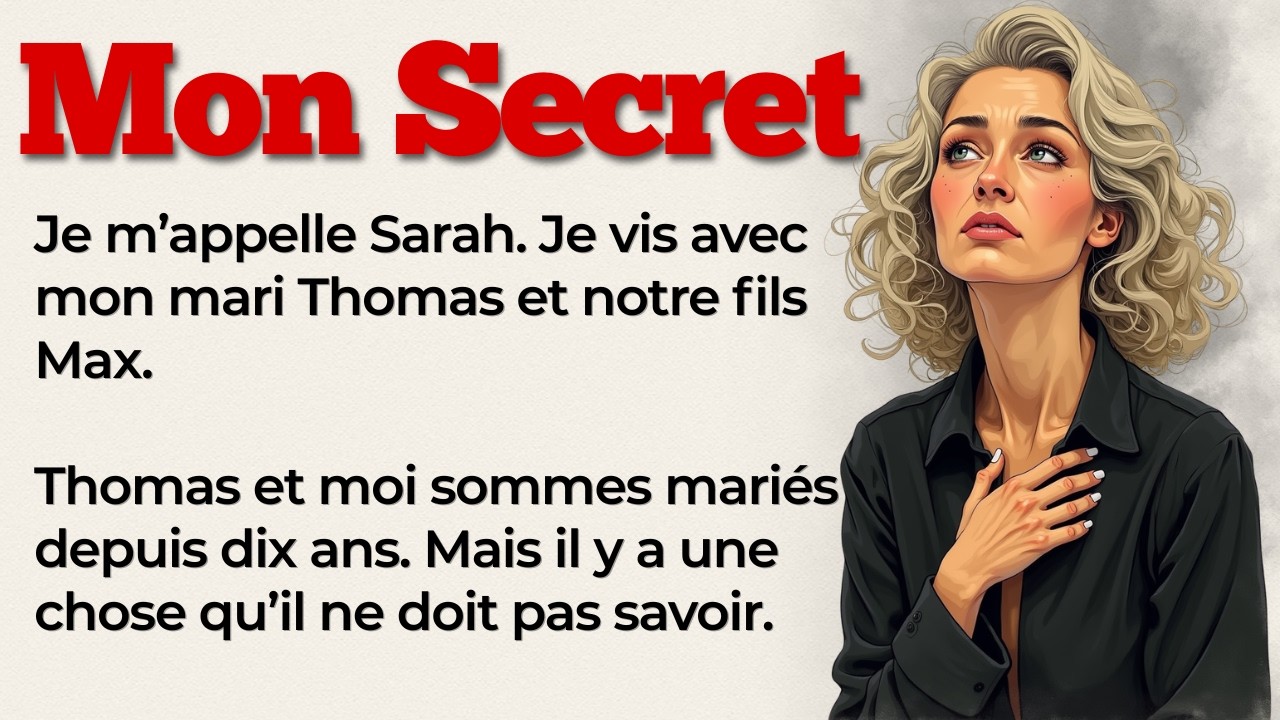 Mon sombre secret | Learn French with Stories | French Stories