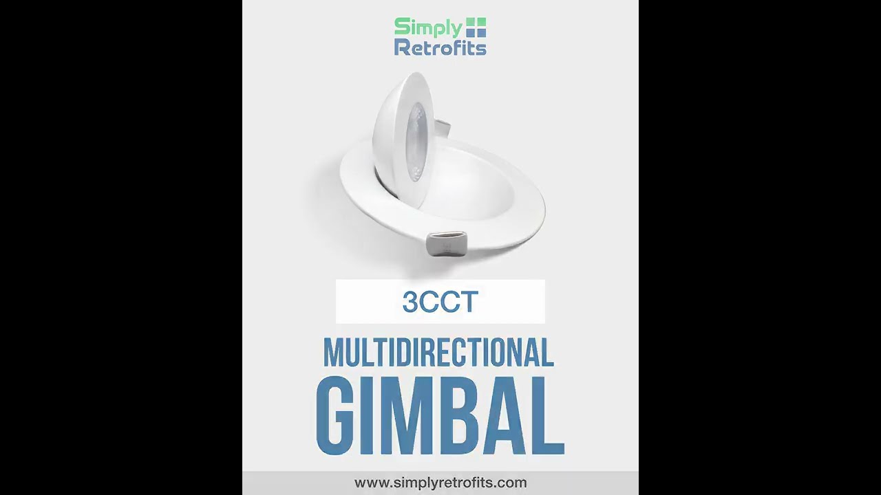 Multidirectional Gimbal 90&deg; Tilt, 360&deg; Movement - Simply Retrofits