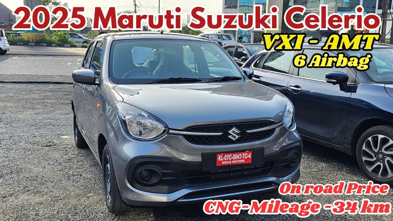 2025 Maruti Suzuki Celerio VXI AMT Malayalam Review | Updated Maruti Celerio Vxi Review | 6-Airbags
