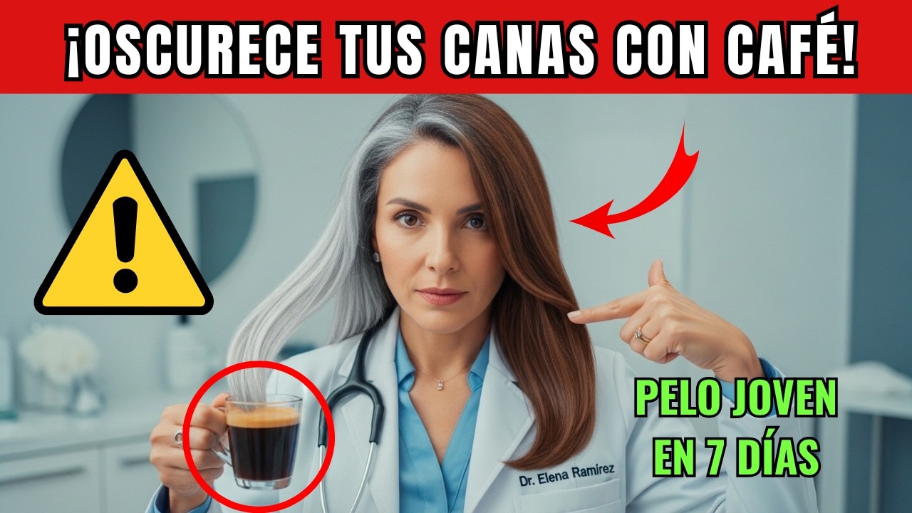 ¡LAS PELUQUERÍAS LO OCULTAN! EL SECRETO DEL CAFÉ PARA OSCURECER CANAS Y FRENAR LA CAÍDA DEL PELO