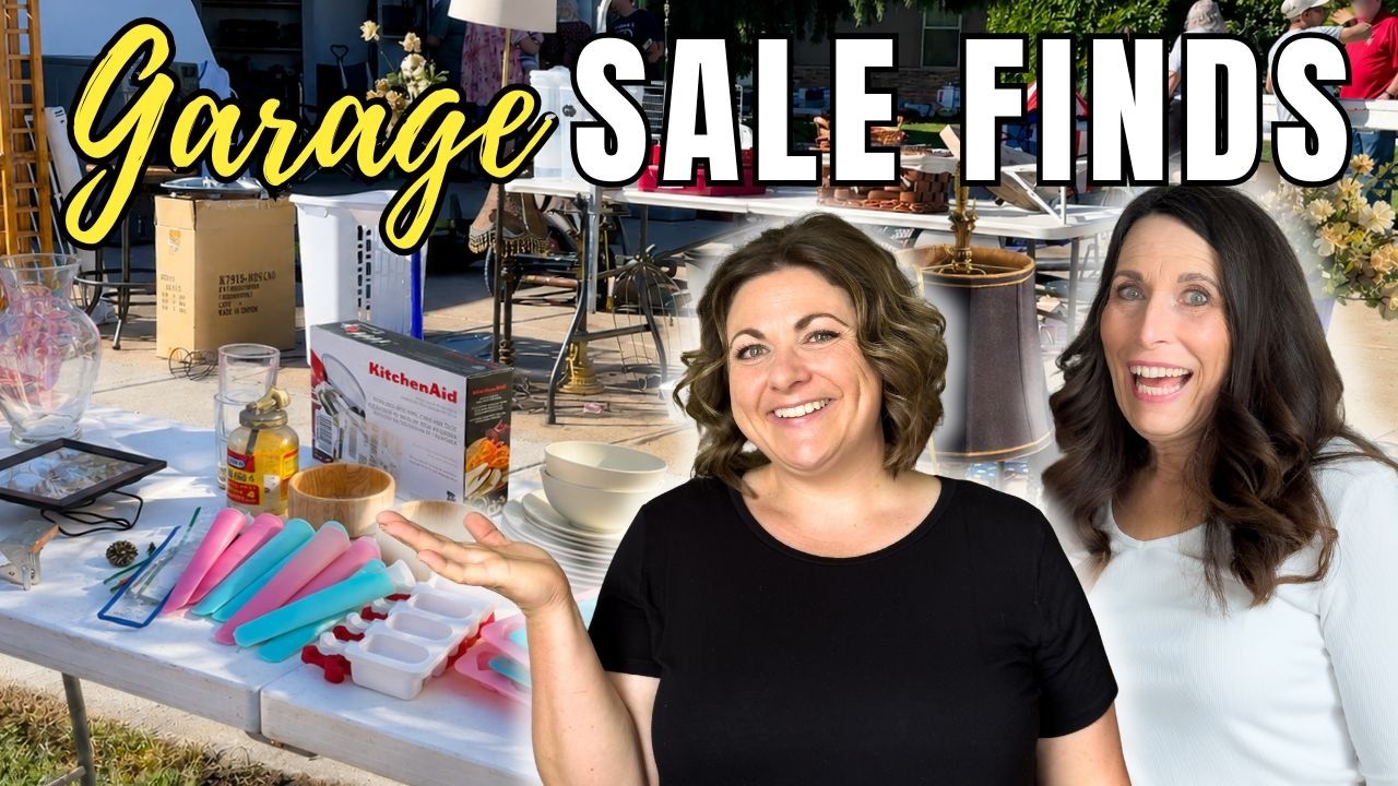 Thrifting for Amazing Garage Sale Finds