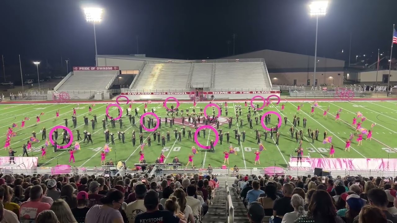 Edmond Santa Fe Marching Band Owasso Invitational Finals Performance 2024