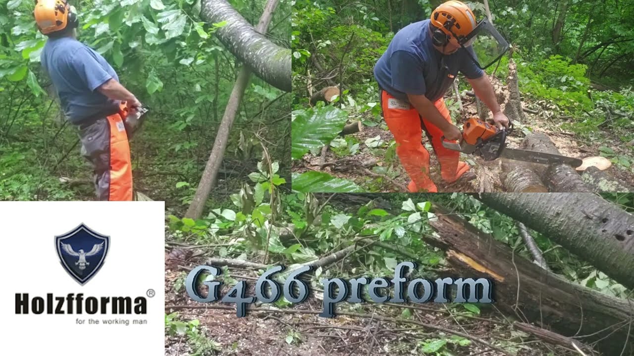 Holzfforma G466 getting a good work out. #chainsaws #powertools