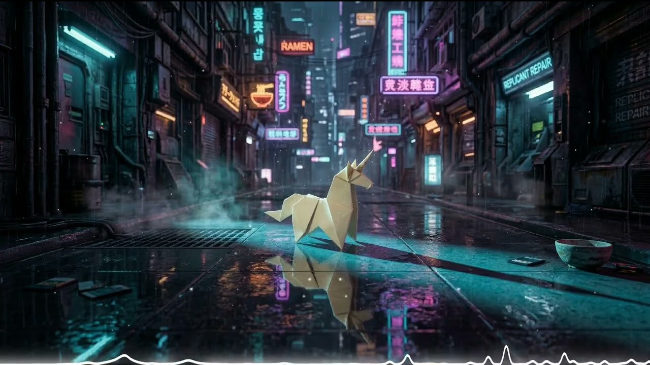 Origami Unicorn (Original Music) | EDM, Synthwave, 1980s Retro-Futurism