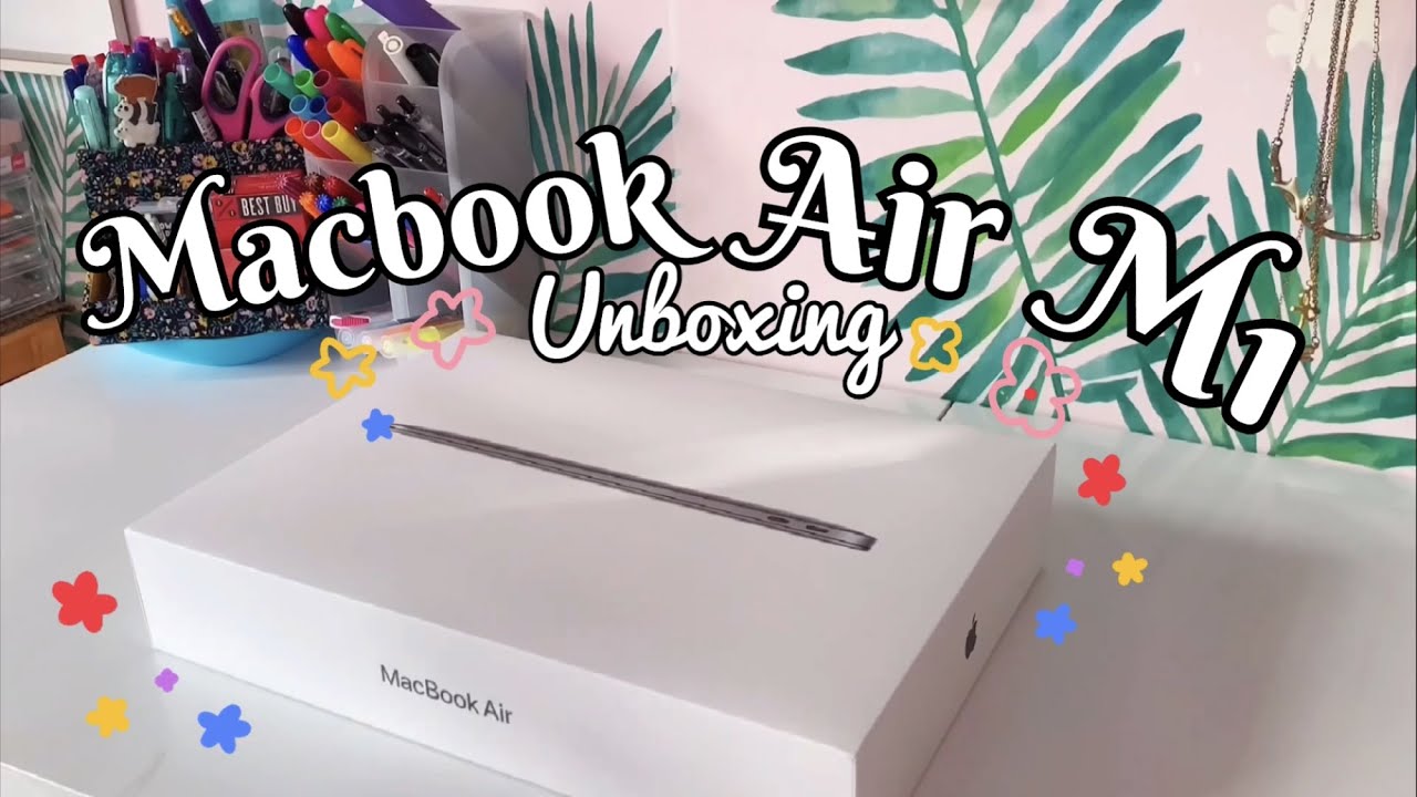 Macbook Air M1 Unboxing 2021✨🍎💻 I Birthday Gift 🎊I Nayomi Garcia